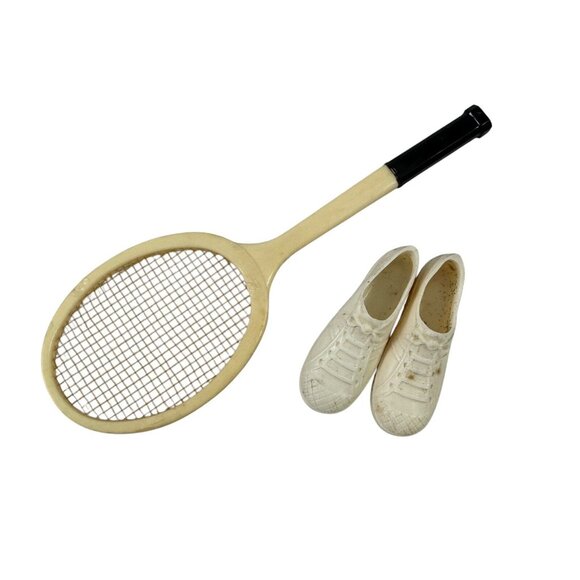 Ken Doll Lot of Vintage Shoes Boots Tennis Racket Medical Bag Football Helmet - Picture 2 of 9